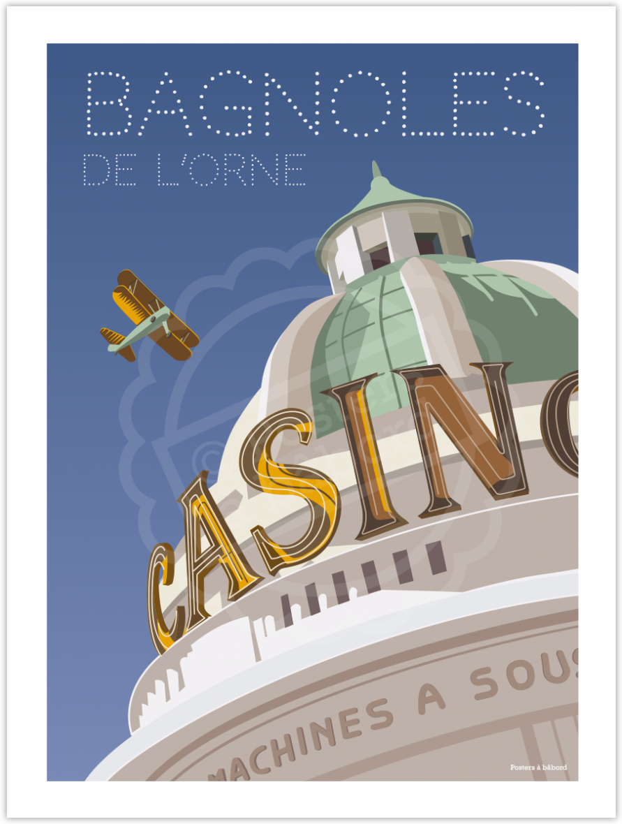 Affiche Bagnoles de l’Orne « Le casino »