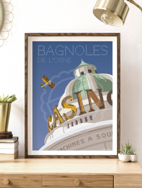 Affiche Bagnoles de l’Orne « Le casino »