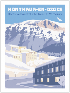 Affiche restaurant l'Orée...