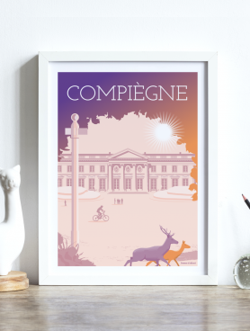 Affiche Compiègne château